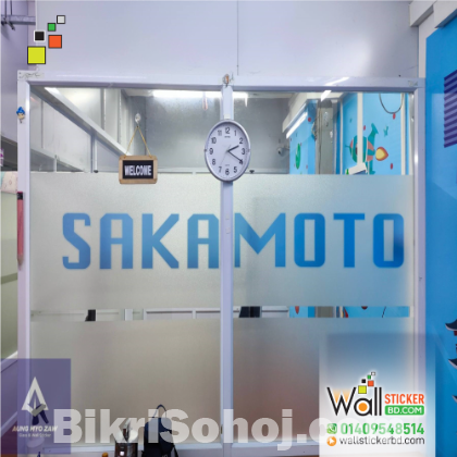 Best quality glass 3D sticker low price in bangladesh